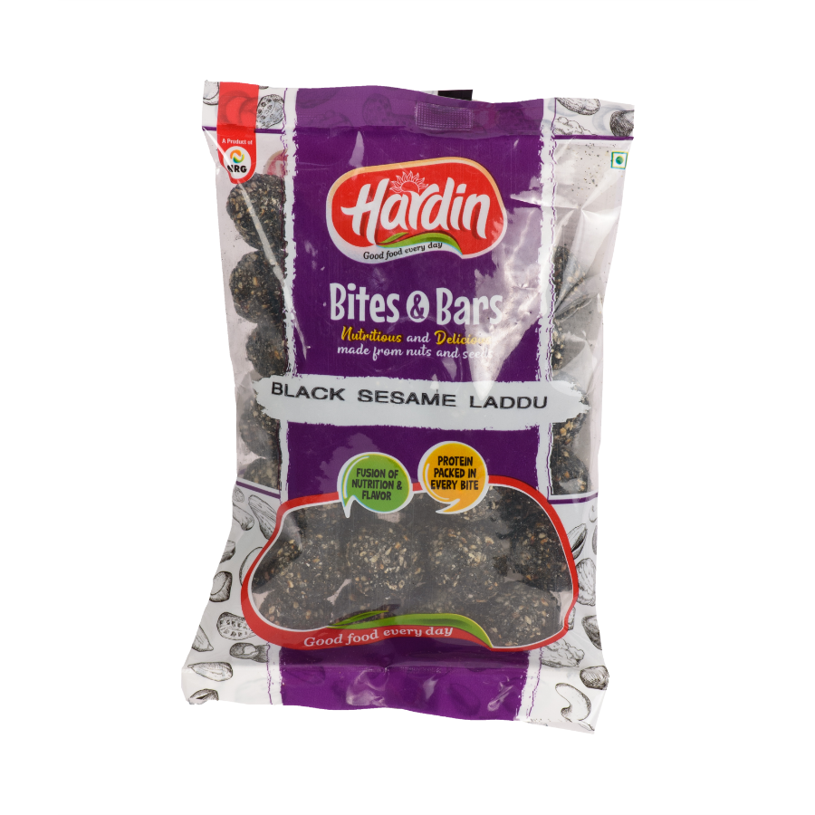 Traditional Black Sesame Laddu with Jaggery