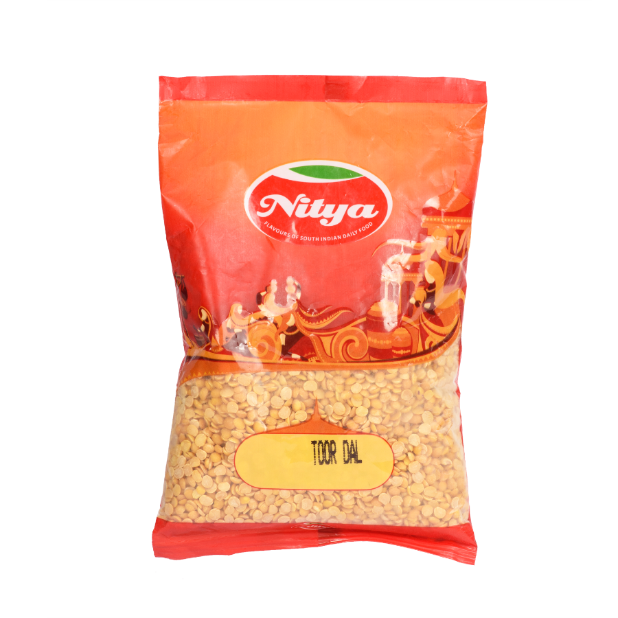 Front view of Nitya Toor Dal pack - premium arhar dal split pigeon peas