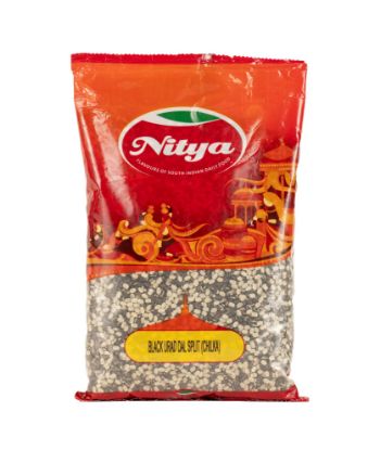 Nitya 1kg pack of split black gram - premium chilka urad dal for authentic black dal recipes