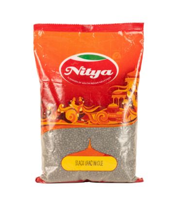 Nitya black urad dal whole 2kg pack - premium quality whole black gram for authentic Indian recipes