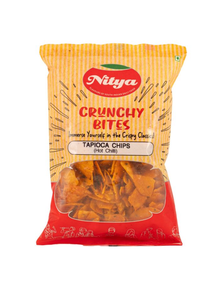 Picture of Nitya tapioca Chips Hot Chilli - 150g