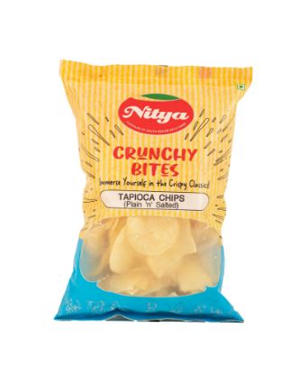 Picture of Nitya Tapioca Chips Plain N Salted - 150g
