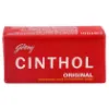 Front view of Cinthol Original Soap 100g - iconic refreshing bathing bar