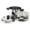 Four-plate stainless steel idly cooker trays - durable and hygienic idli pot