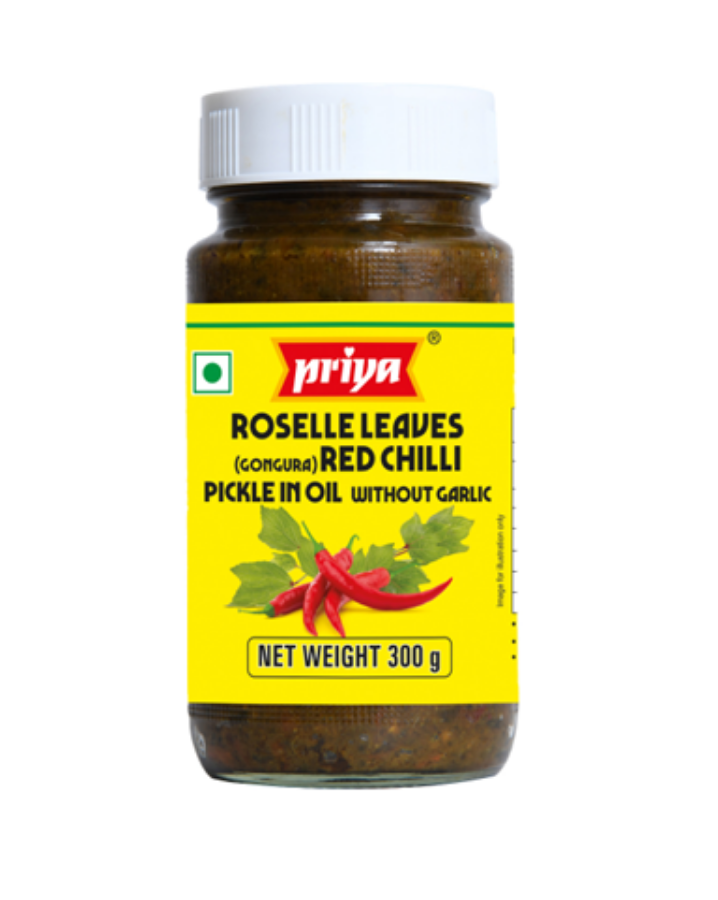 Picture of Gongura & Red Chilli Pickle Without Garlic - 300g